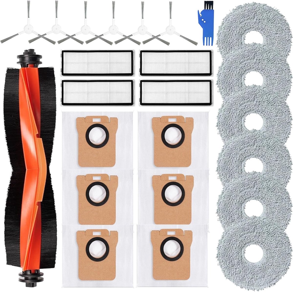 23-delige accessoires voor X20+ en Dreame L10s Ultra stofzuiger, inclusief vervangfilters en borstels