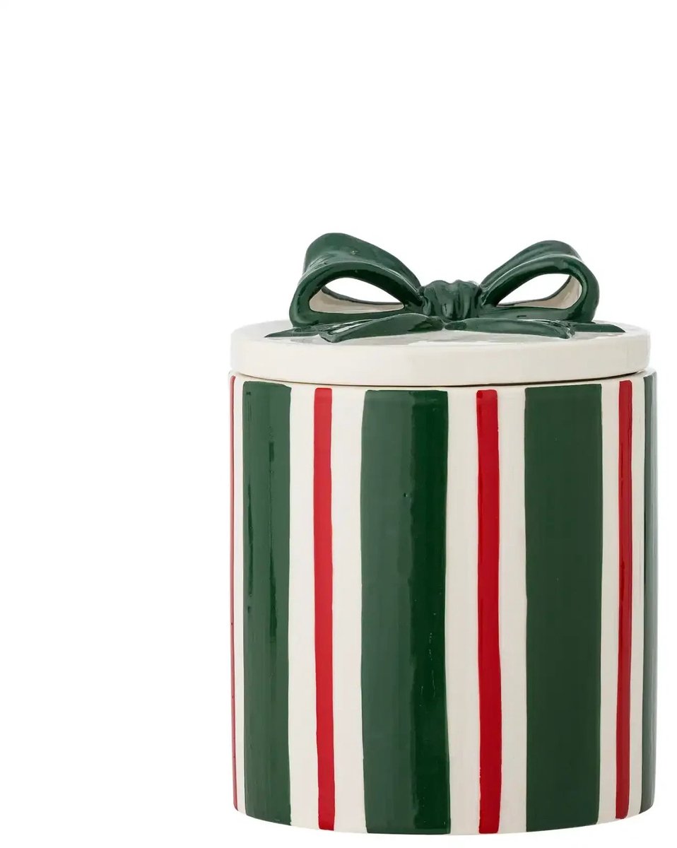 Bloomingville Voorraadpot aardewerk groen Marnia 16cm