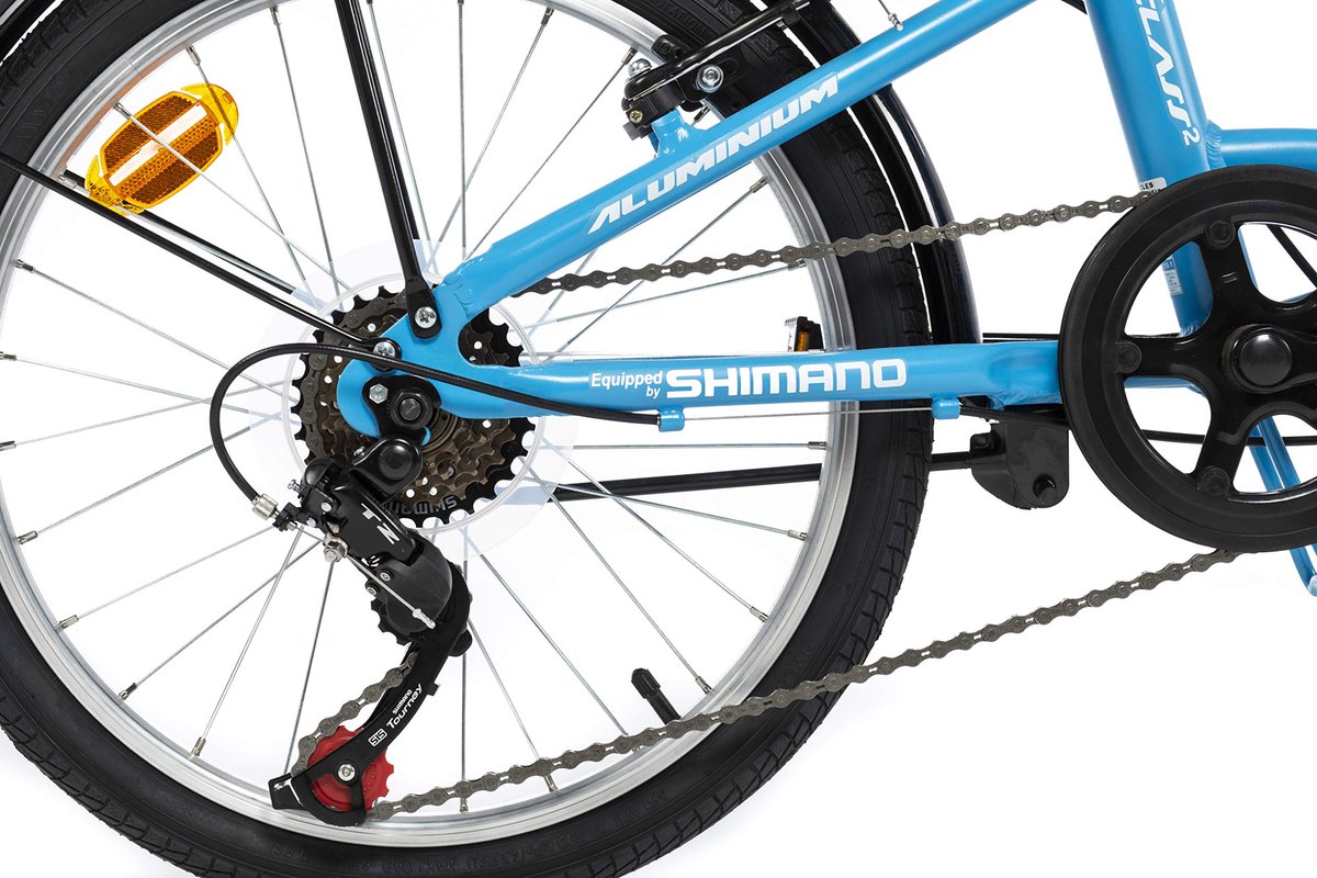 moma bikes Vouwfiets First Class 20 inch, aluminium, Shimano 6 versnellingen, zadelcomfort - ShopVlot