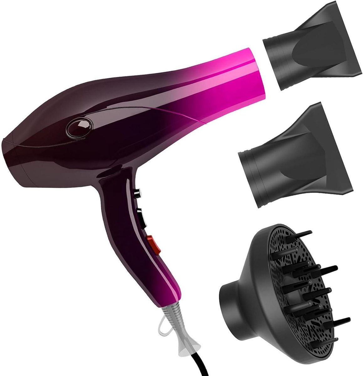 Haardroger - Föhn - Haar Drogen - 3000W AC Motor - 1.08 kg - Zwart