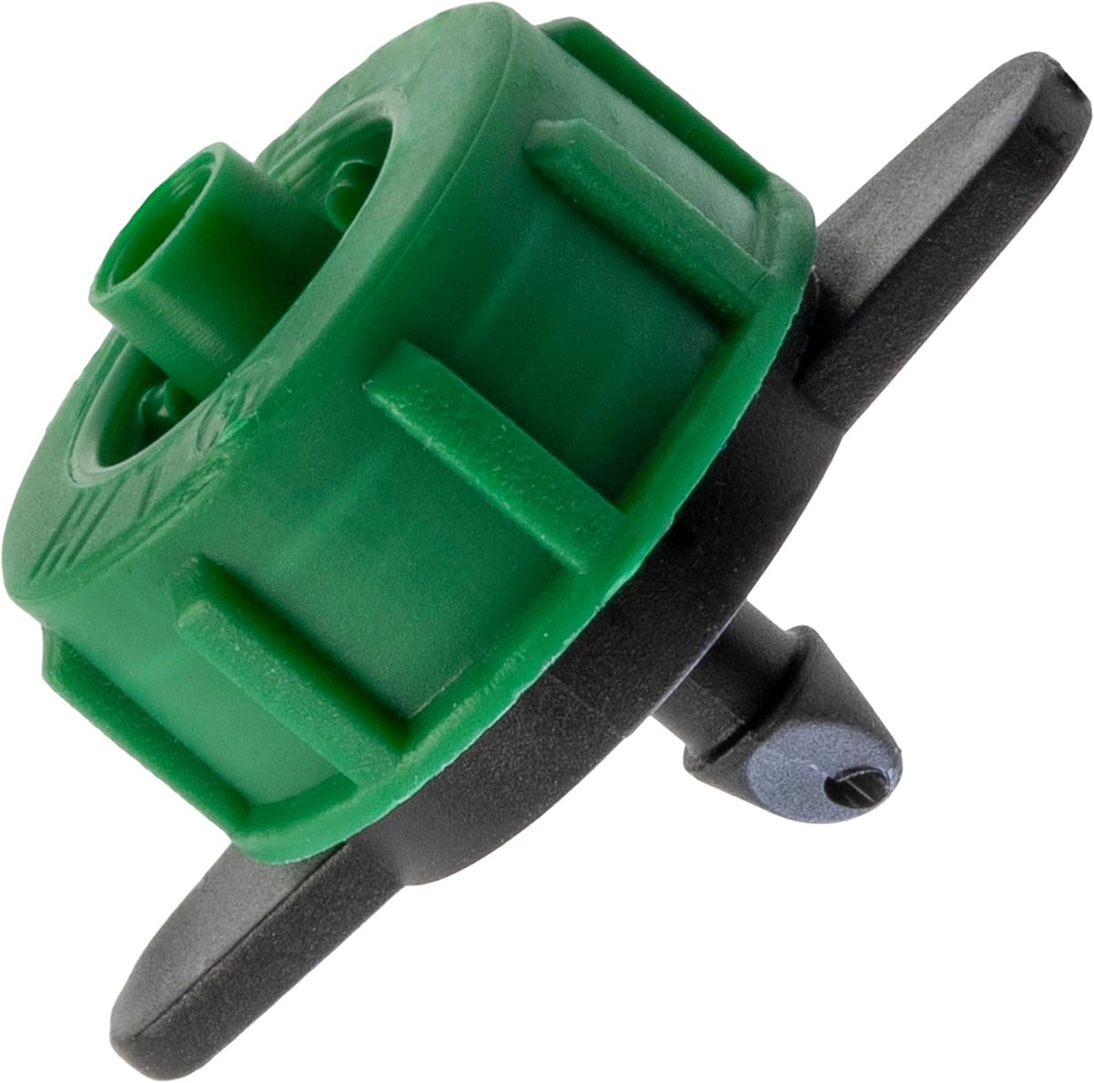 - Set van 25 druppelaars debiet 4 liter per uur l/u - druppelirrigatiesysteem tuinirrigatieapparatuur - van plastic - kleur groen