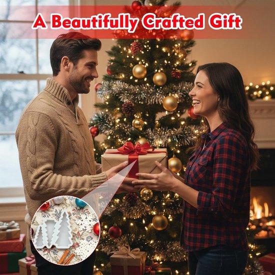 gietvormen, boom, 3 stuks, siliconen vorm, kerstboom, siliconen vorm, dennenboom, gips om te gieten, siliconen Kerstmis, boom, siliconen vormen, Kerstmis voor kaarsen, gips, kerstdecoratie — afbeelding 5