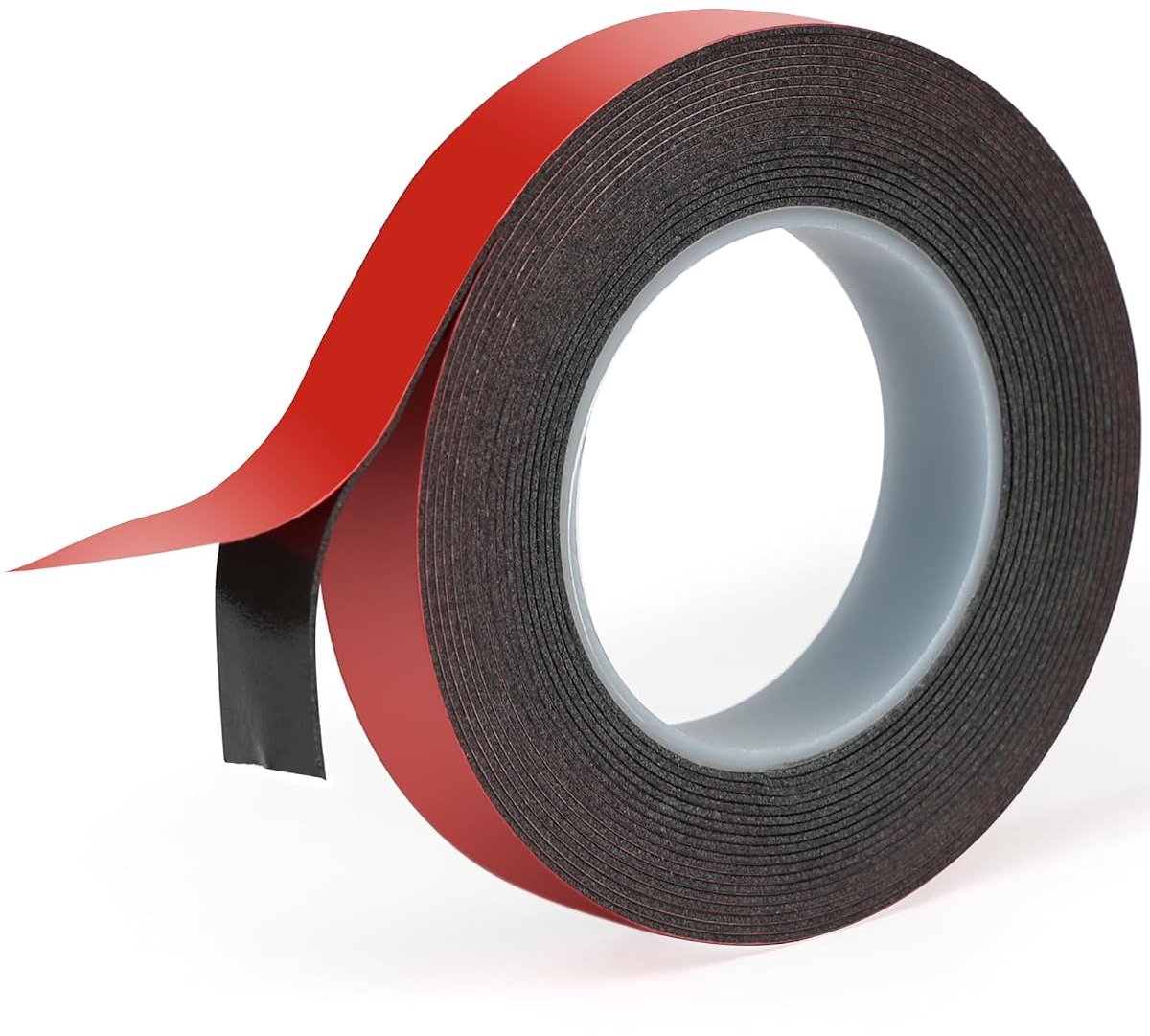 Plakband Extra Sterke 0.6mm 1.25cm×3m Waterdichte | Extra Sterke Dubbelzijdige Tape 0,6mm, Waterdicht en Hittebestendig voor Auto, LED, Wanddecoratie En DIY.