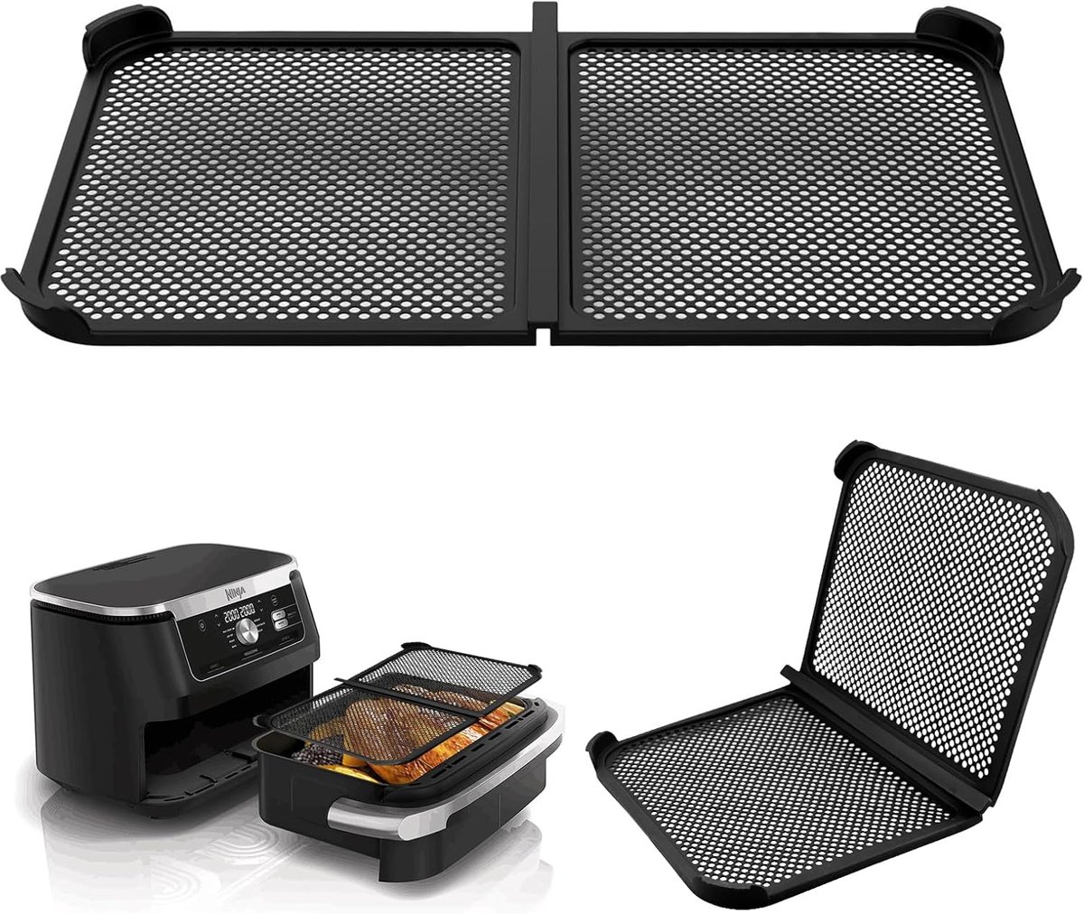 Spatbescherming voor Foodi Flexdrawer 10 4 l heteluchtfriteuse AF500eu siliconen heteluchtfriteuse accessoires spatbescherming Af500eu airfryer-accessoires