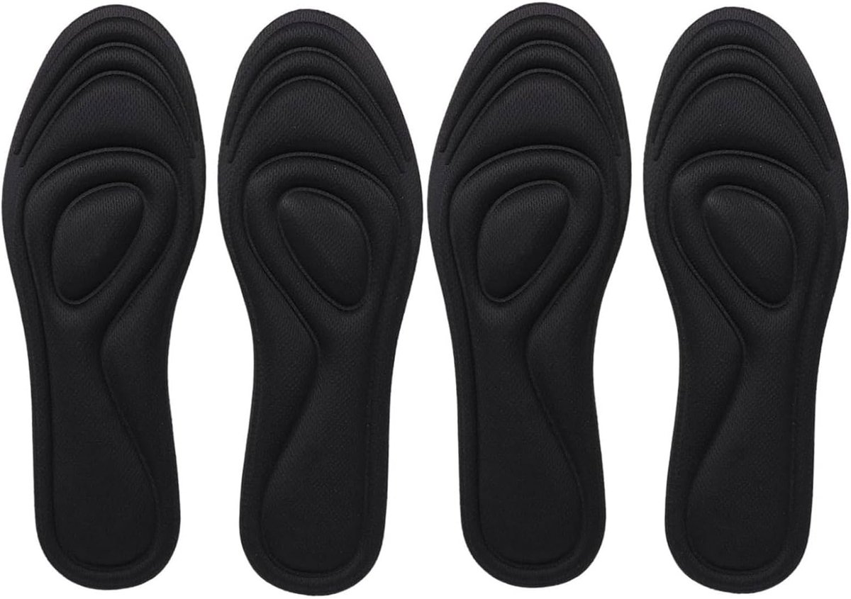 Foam inlegzolen 2 paar, inlegzolen, zachte voetbescherming met wolkgevoel, comfortabele schoenbinnenzool (35-39)