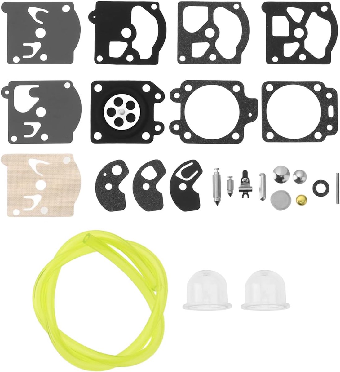 1Set Kettingzaag Carburateur Reparatie Rebuild Kit Diafragma Reparatie Kit Compatibel met STIHL 009AV 010AV 011AV 011AV 020AV 031AV