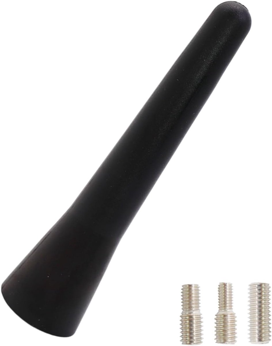 2,5 inch korte staafantenne, autodakantenne, compatibel met BMW Mini Cooper, Opel, Citroen, VW Polo Bettle, FIAT FM AM autoradio