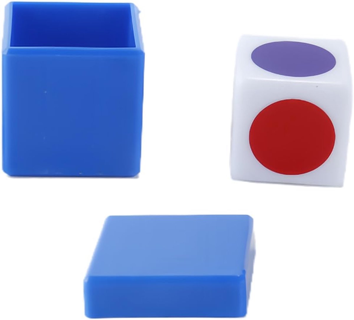Oogperspectief Dobbelstenendoos Kleurenvisie Magische Truc, Gedachtenlezende Doos Illusie, voor Beginners en Professionals