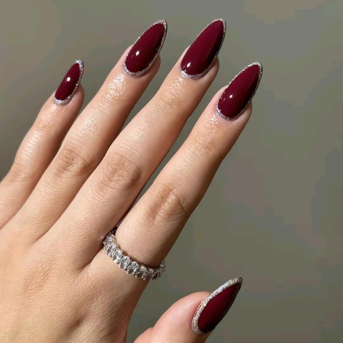 on Nails Nagels om op te plakken French Nails 24PCS Nail Tips Soft Gel Press ons