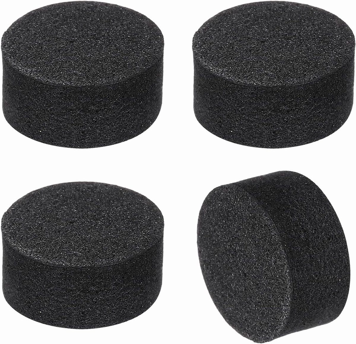 4 stuks isolatievoeten voor eenzijdige luidsprekers, 15 mm x 8 mm, antislip schuimrubberen pads, schokabsorberende basis, steunpoten voor versterker, zwart