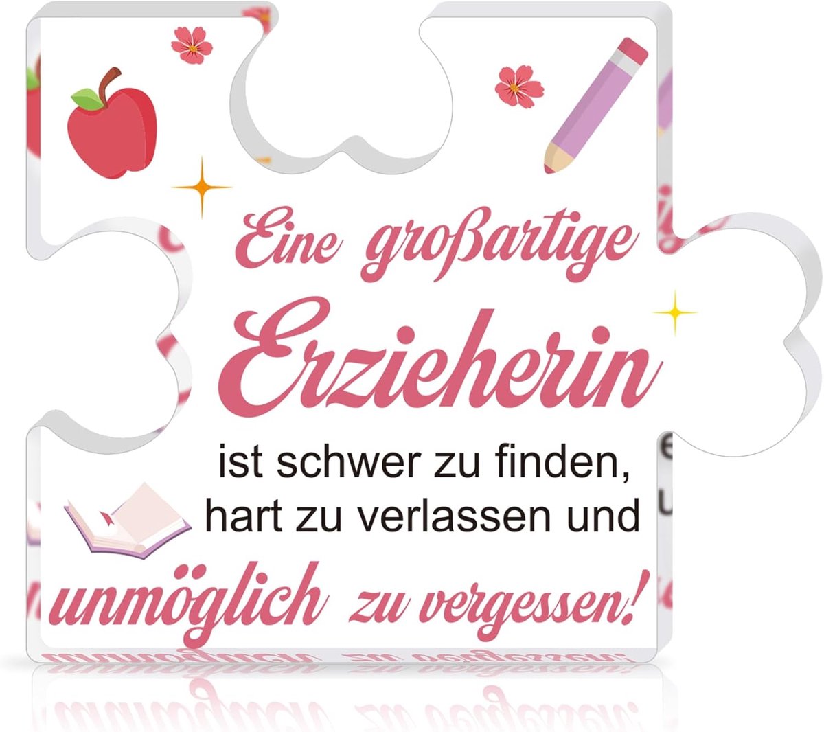 DPKOW Een grote opvoeder geschenk afscheid acryl decoratie souvenir, afscheidsgeschenk leraar
