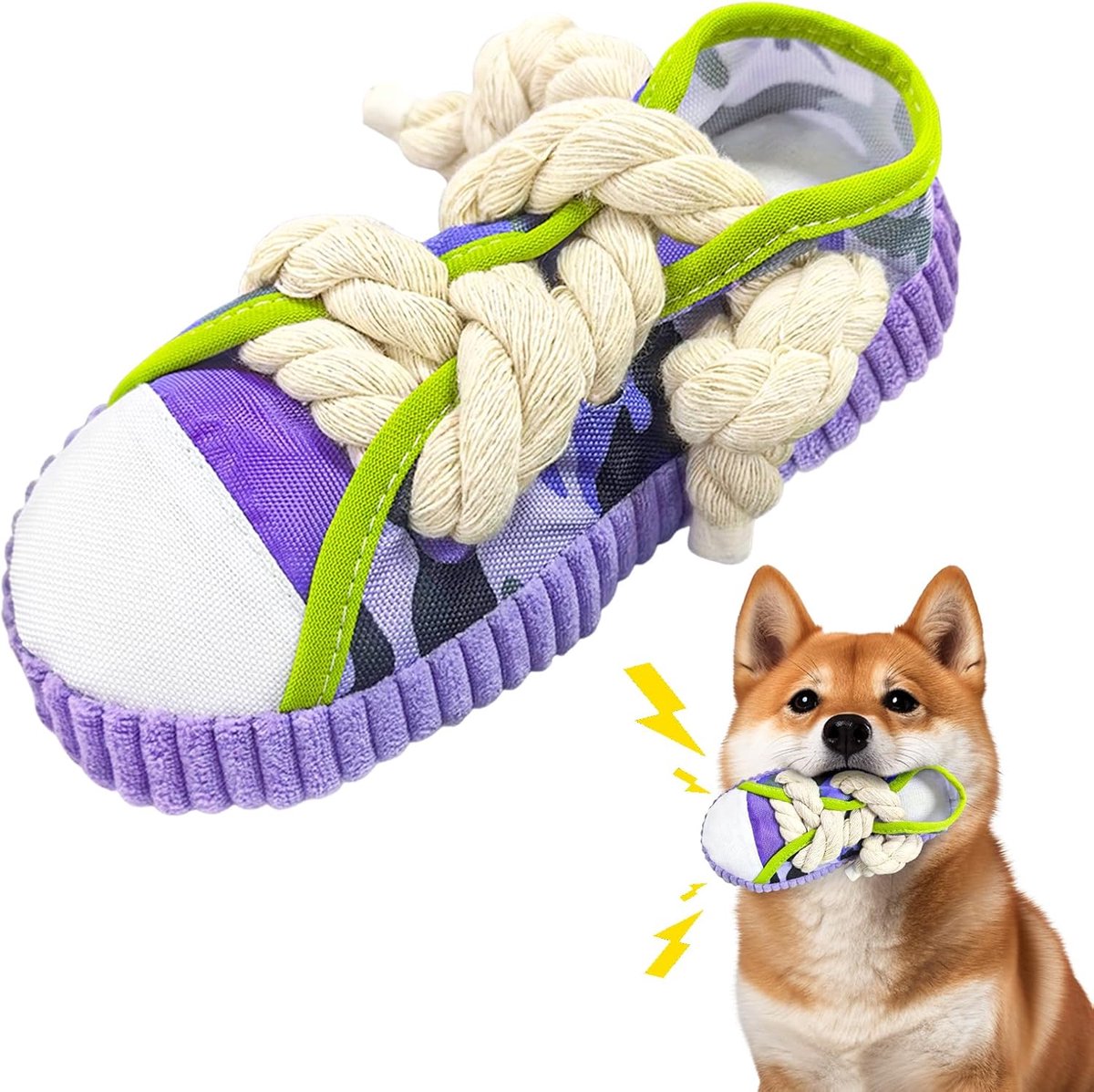 Kauwspeelgoed voor honden (paars)