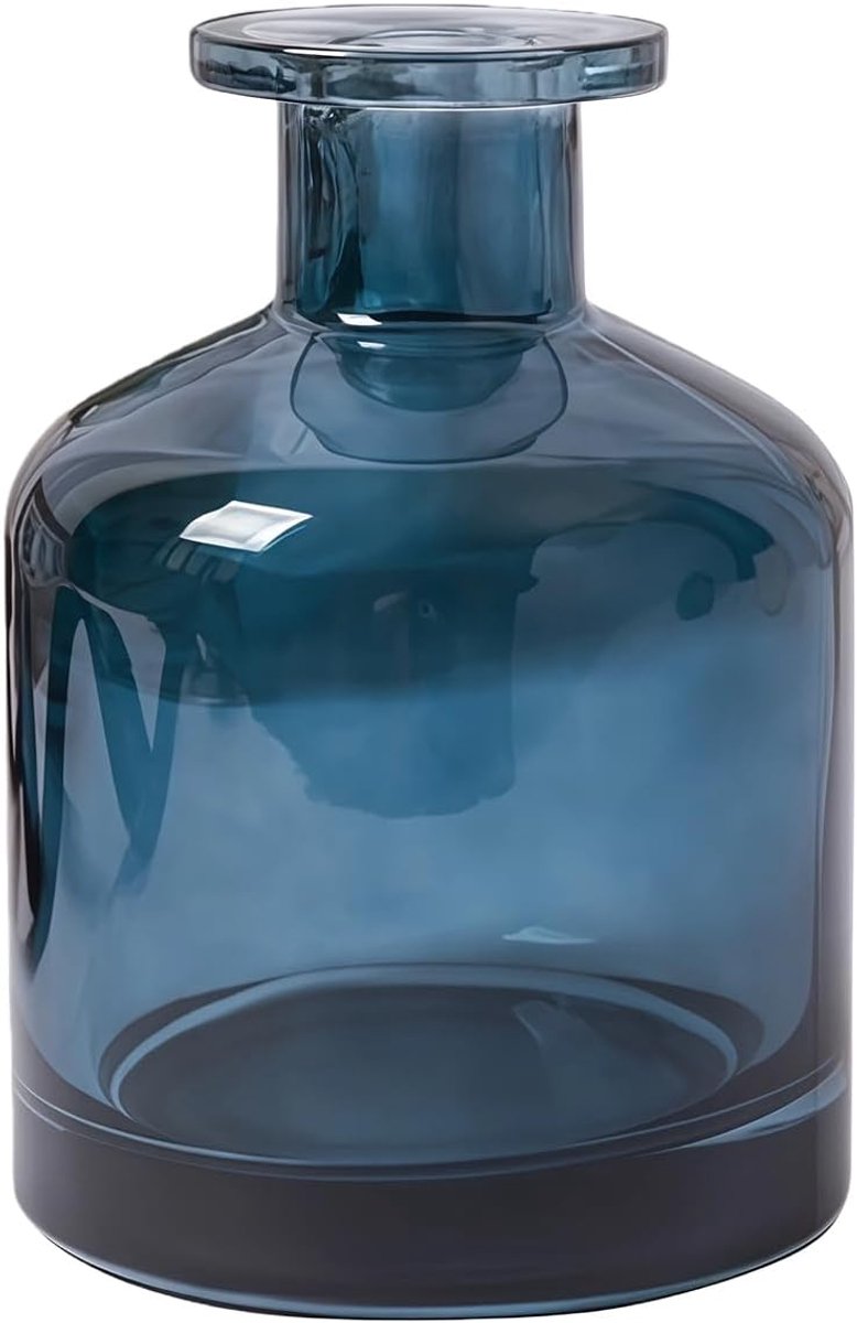 Diffuser pot 150ml - blauwe glazen fles - aromatherapie - perfect voor DIY geurdispenser - SnelShoppen