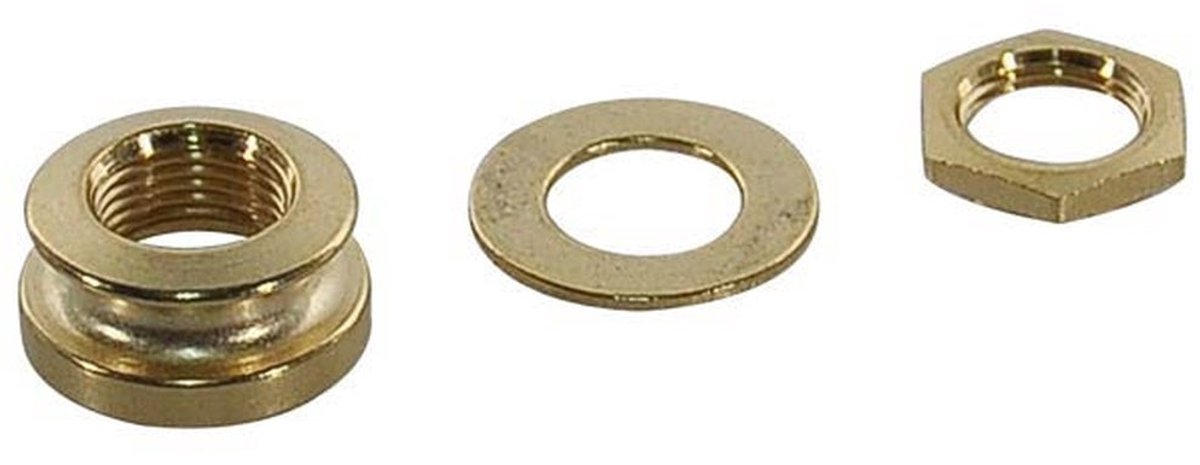 Boston EPJ-SB-GD Strap Button Nut – M8 Schroefdraad, Goud
