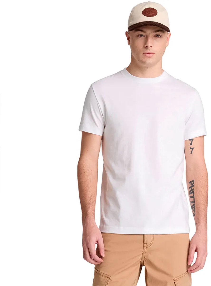 Timberland Dunstan River Slim T-shirt Met Korte Mouwen L Man Wit