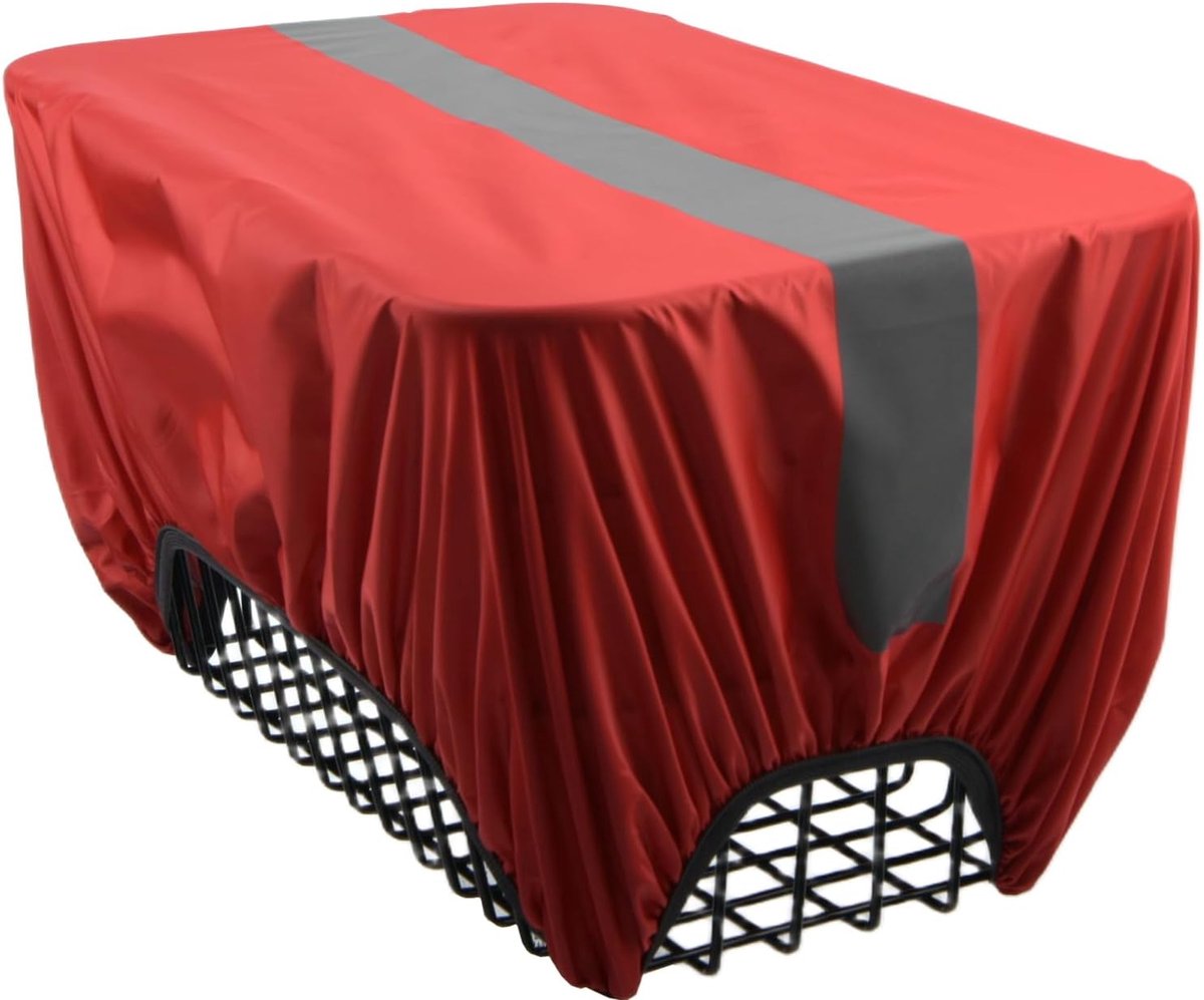 45L Fietsmand Waterdichte Regenhoes Met Reflecterende Strip Fiets Achterdrager Regenhoes Rood