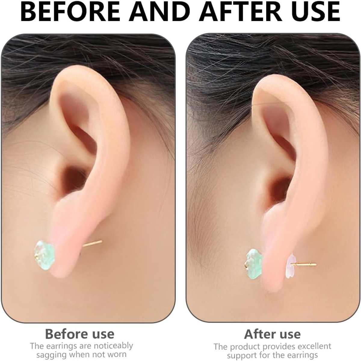 50 stuks anti-wildvlees disc no-pull piercing disc wildvlees plaatjes oorbelsluitingen (8 mm * 1,2 mm)