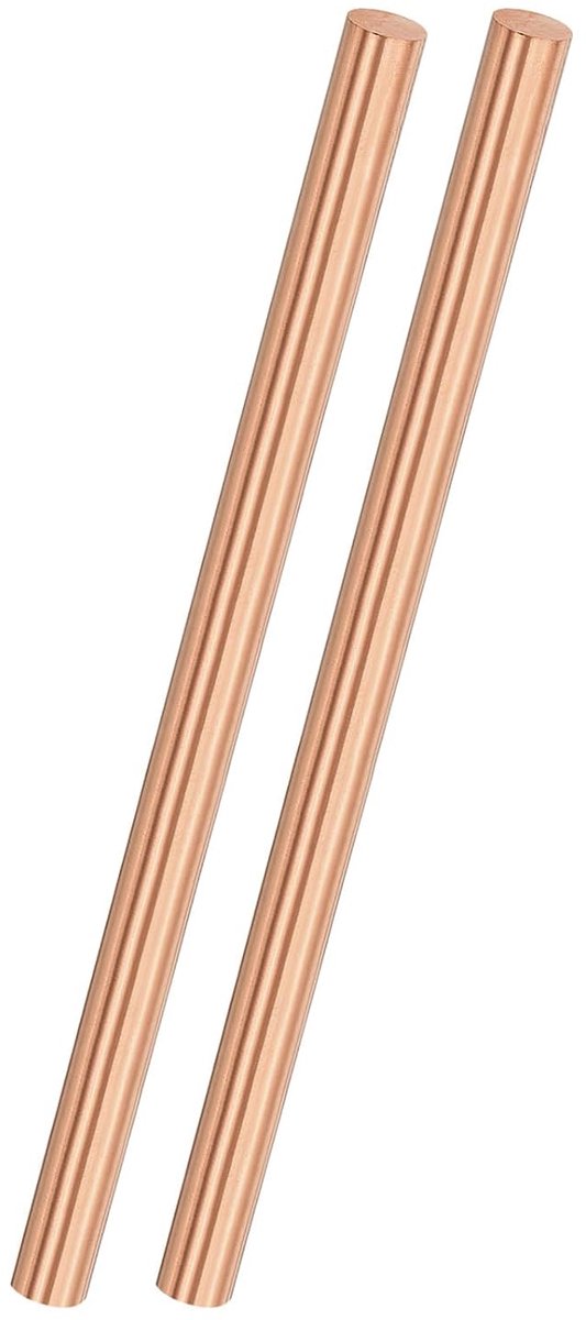 Koperen Ronde Staaf 6mm Dia. 3.94 Inch Lengte T2 Voorraad Volledige Bar Draaibank Voor Metalen Ambachten DIY/Tuinieren/Industrie/Decoratie koperen buis