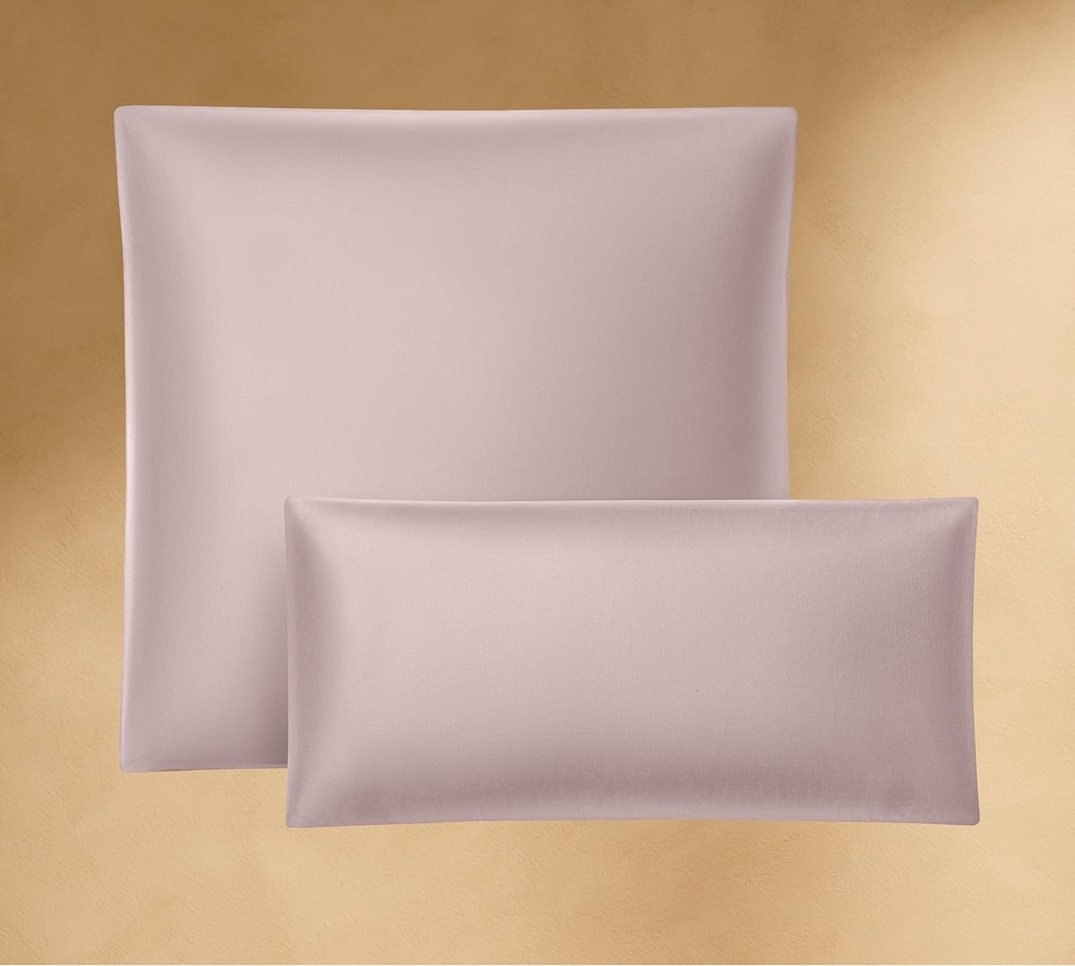 Kussensloop 70x90 Roze (set van 2) 100% Biologisch Katoen, Fairtrade Gecertificeerd, zachte hoofdkussensloop Oeko-Tex Gecertificeerd, kussensloops met ritssluiting, 70x90