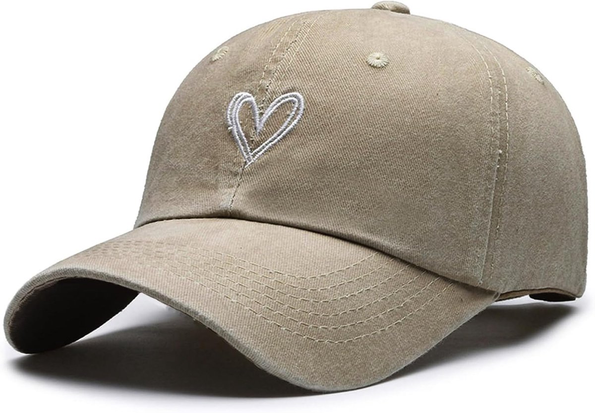 Honkbalpet voor heren en dames - 100% katoen, anti-zon, klassiek, verstelbaar, geborduurde hoed, baseballpet, hiphop, sport, outdoor, zonnehoed