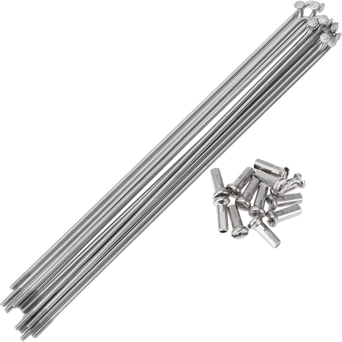 Spaken 157mm Fiets Wiel Spaken 304 Rvs Zilver Tone