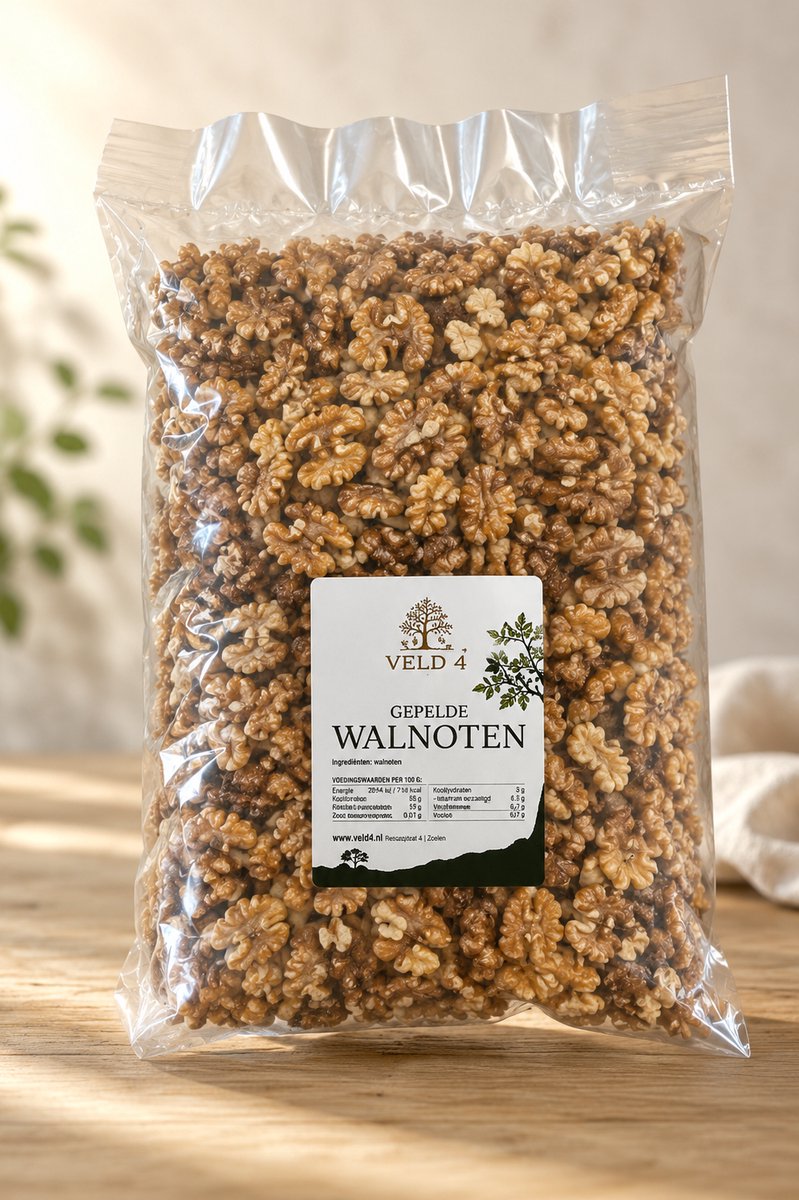 2 kilo gepelde walnoten