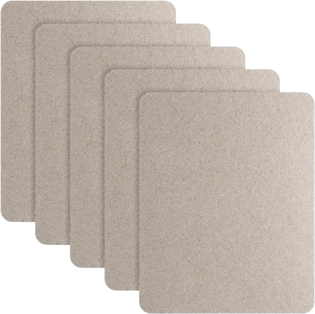 5 stuks micapschijf voor magnetrons, 15 x 12 cm, magnetronafdekking, magnetrongeleiderafdekking, micapilplaten, micaps, op maat te snijden