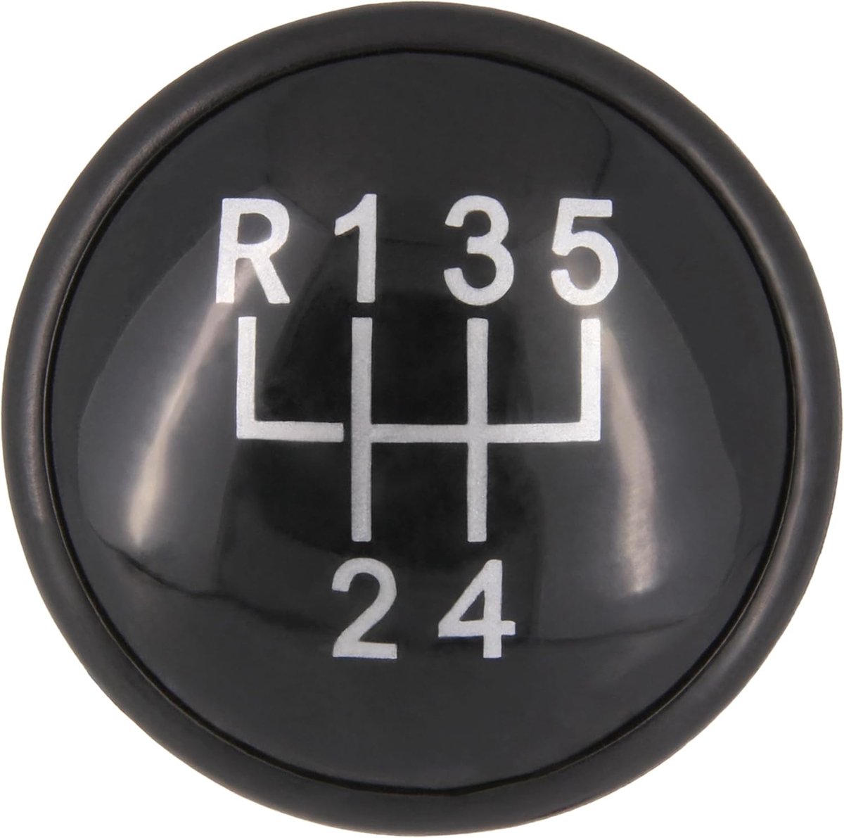 Schakelpookknop, embleem, afdekking, 5 versnellingen, geschikt voor VW Polo, type 6N, 1994-2001, plug & play, zwart