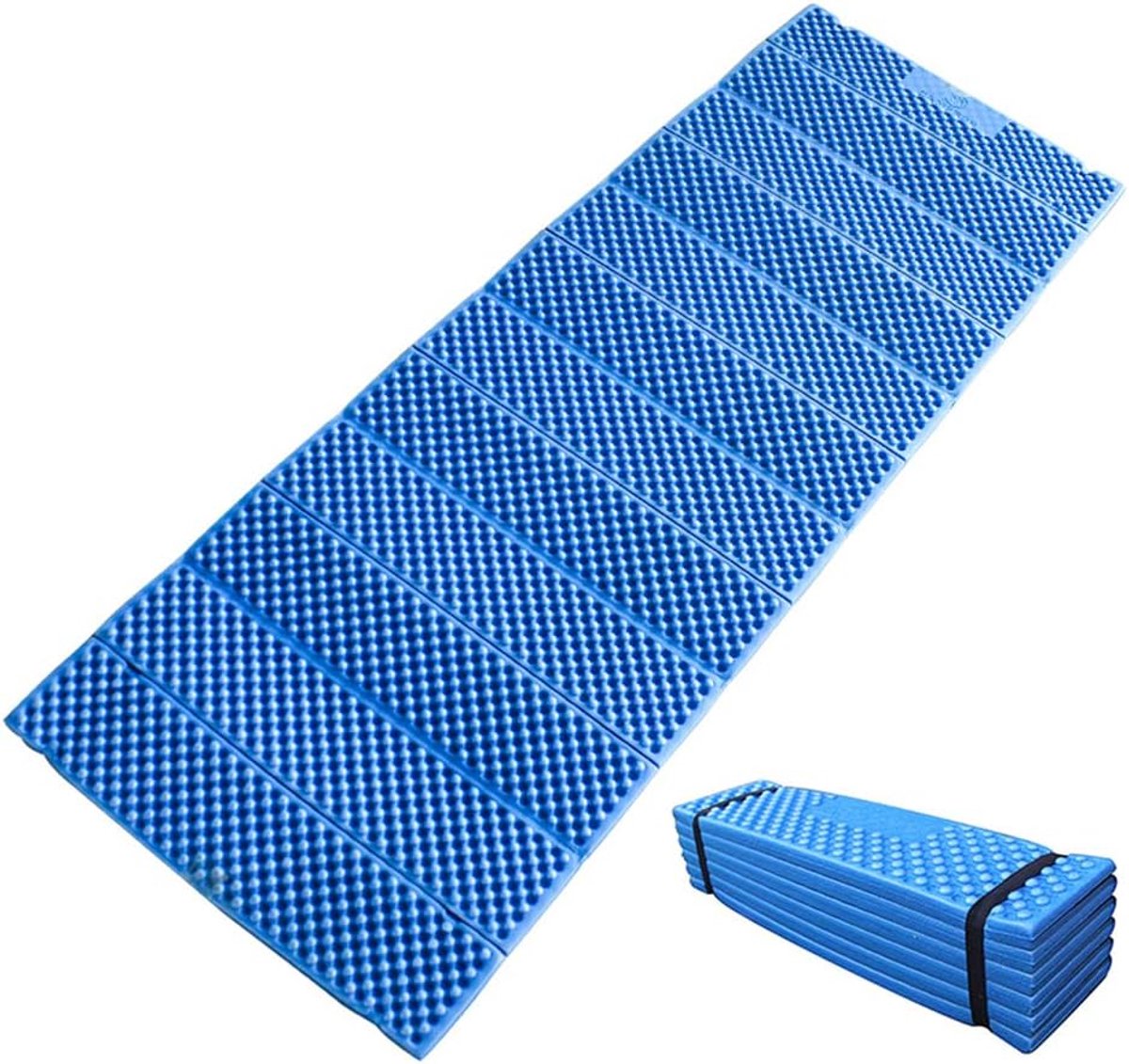 Campingmat, 190 x 57 cm, ultralicht schuim, campingmat, zitje, opvouwbare strandmat, picknickmat, slaapmat, buitenmatras