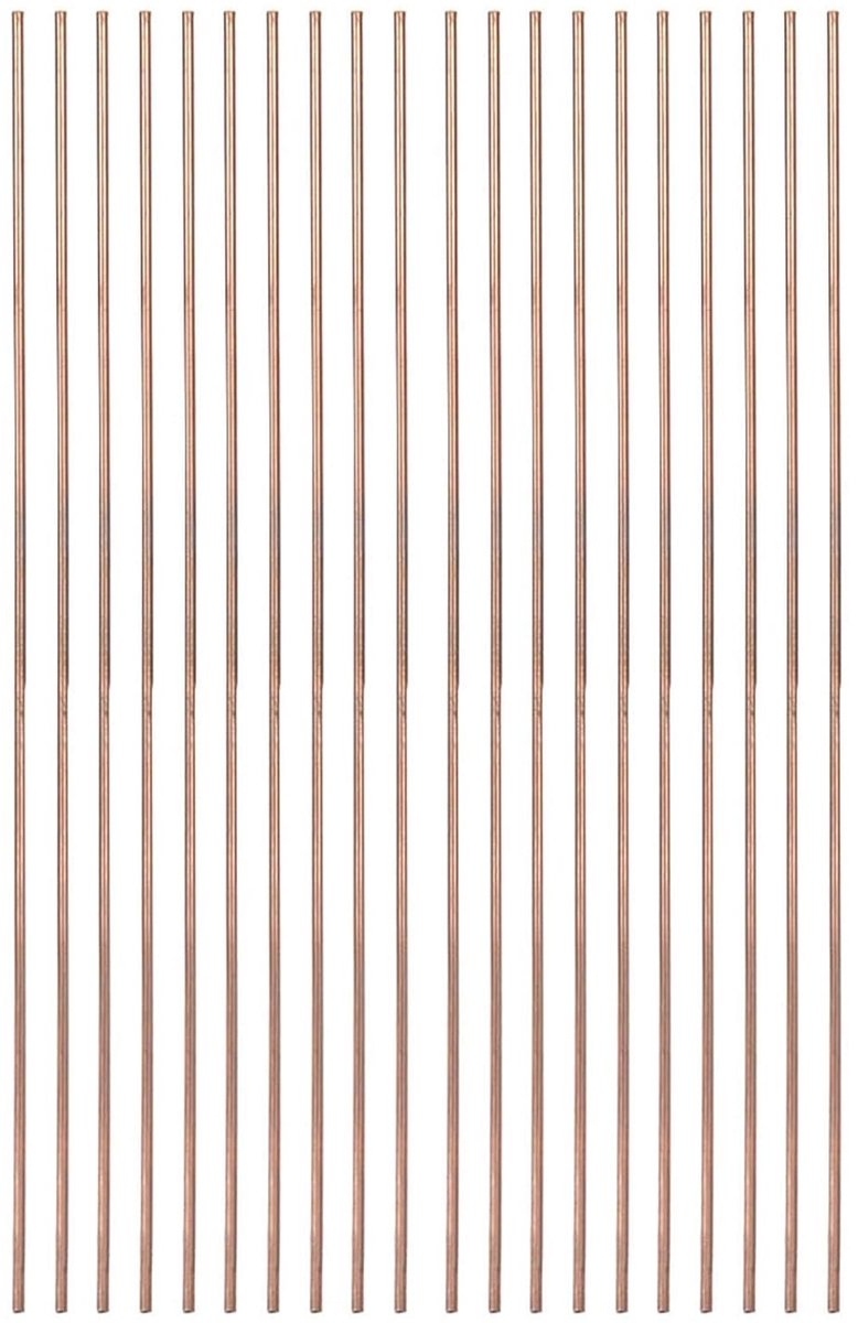 20 stuks ronde fosfor koperen lasstaaf 25 cm lage temperatuur lasaccessoires voor koperen buis lassen voor airconditioning en koelkasten
