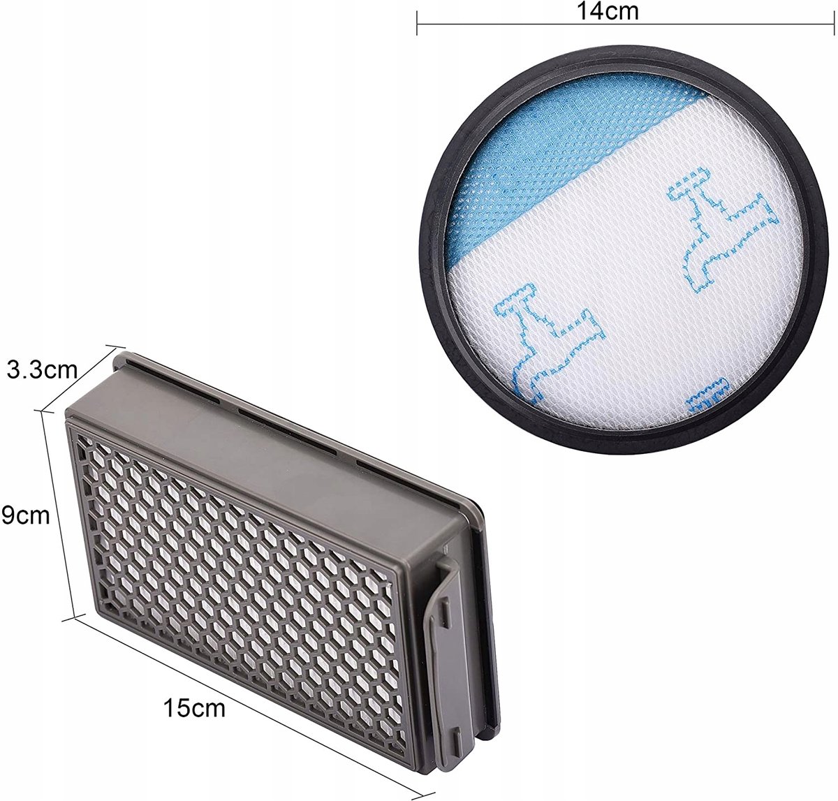 AreoSe - HEPA-filter voor ROWENTA, TEFAL Power Cyclonic ZR005901 - 1 stuk