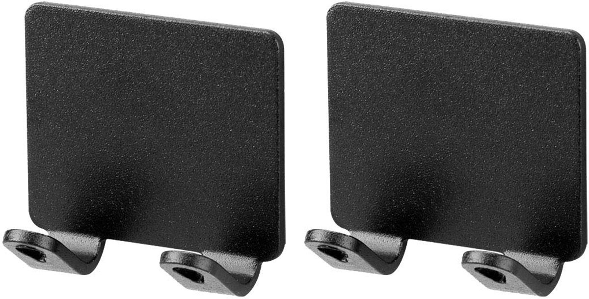 2x Scheermeshouder - Zelfklevend - Ophanghaakje - Scheermes houder - Wandhouder - Haakje - Razor holder - Scheermes ophangen - Badkamer organizer - Zelfklevende houder - RVS - Zwart - 2 stuks - Jonyx