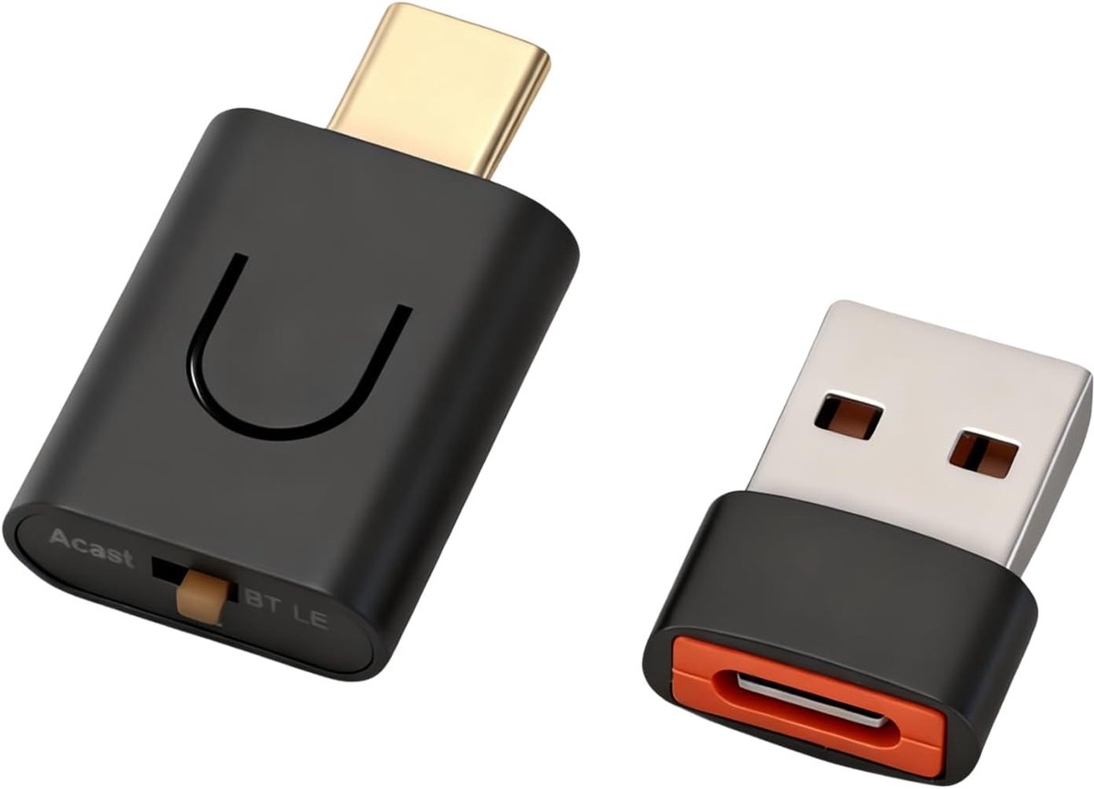 USB C Bluetooth audio adapter - APTX 5.4 - handsfree muziek - eenvoudig delen met vrienden - SnelShoppen