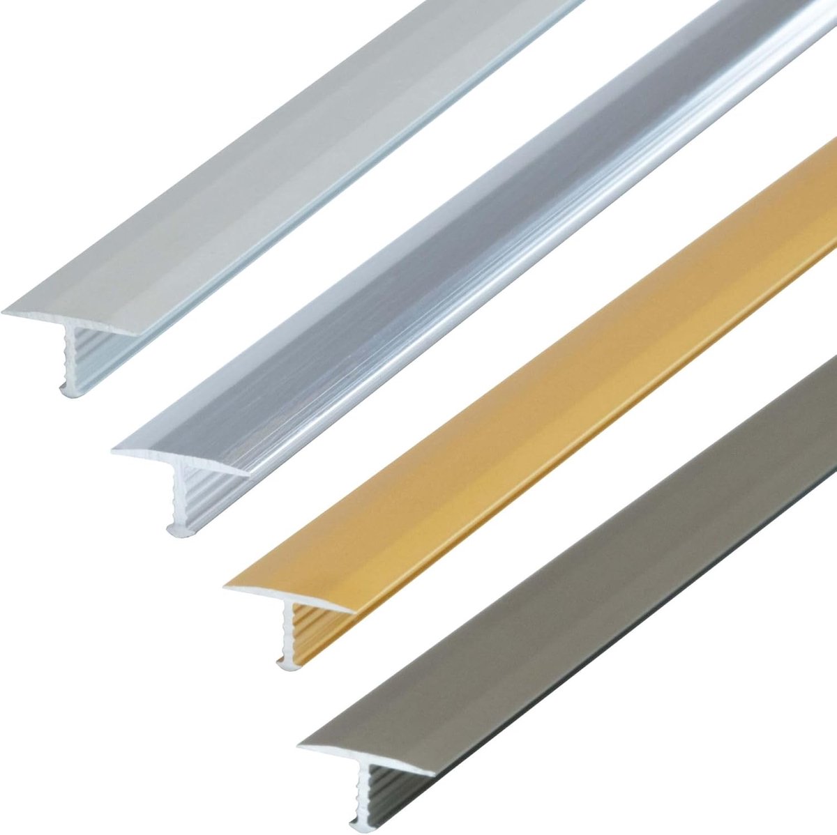 overgangsprofiel 100cm x 18mm vloerprofiel van geanodiseerd aluminium, zilver