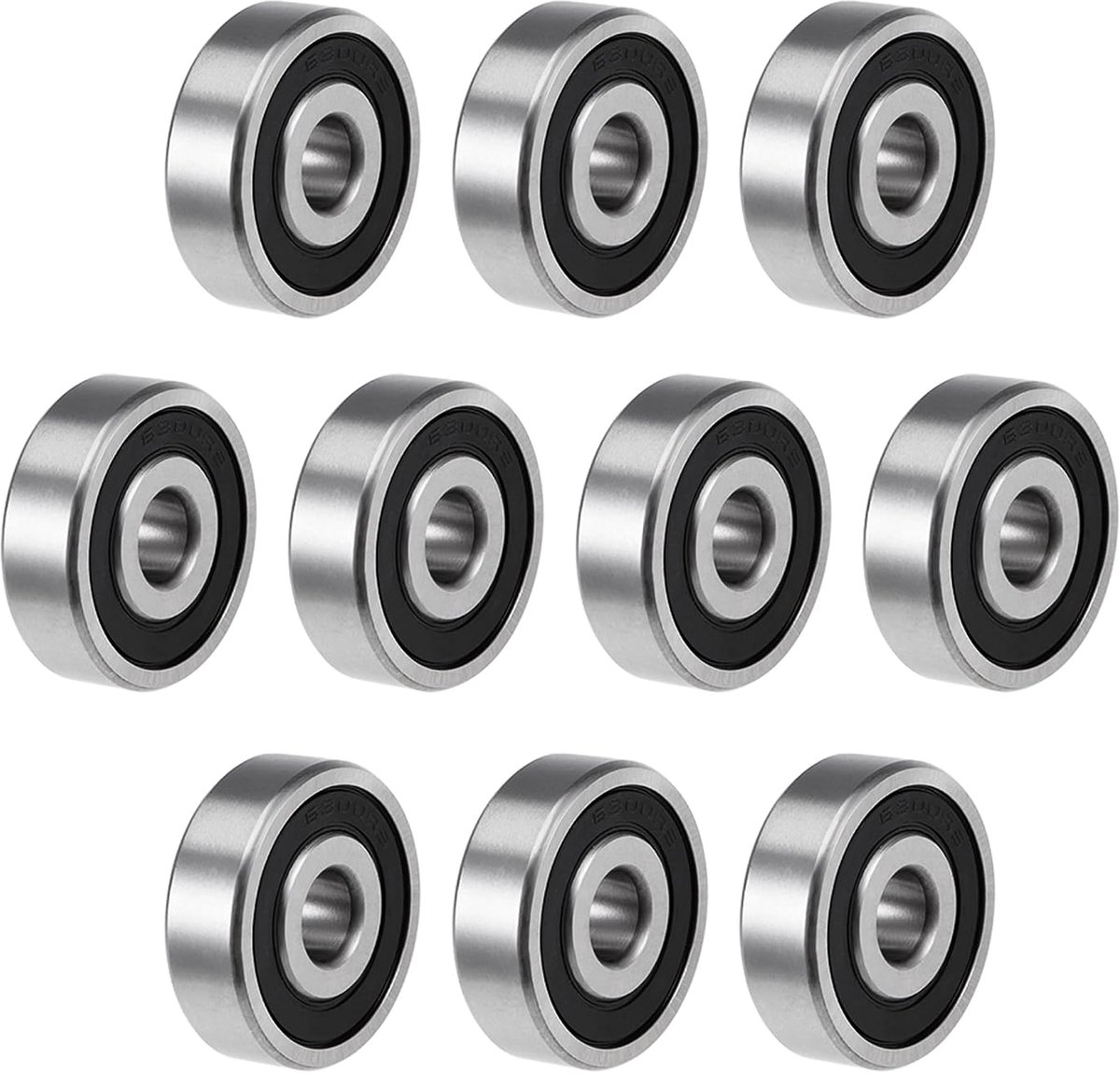 Lagers, groefkogellagers, dubbel beschermde groefkogellagers, Z2 miniatuurlagers, koolstofstaal, 10 mm x 35 mm x 11 mm
