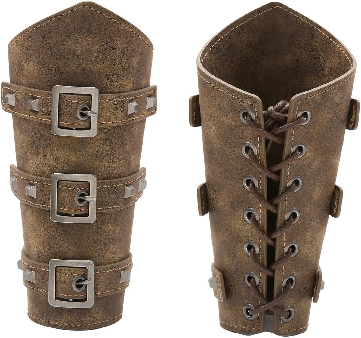 Armbeschermers ridder arm handschoen polsband, retro Viking Renaissance armbeschermers