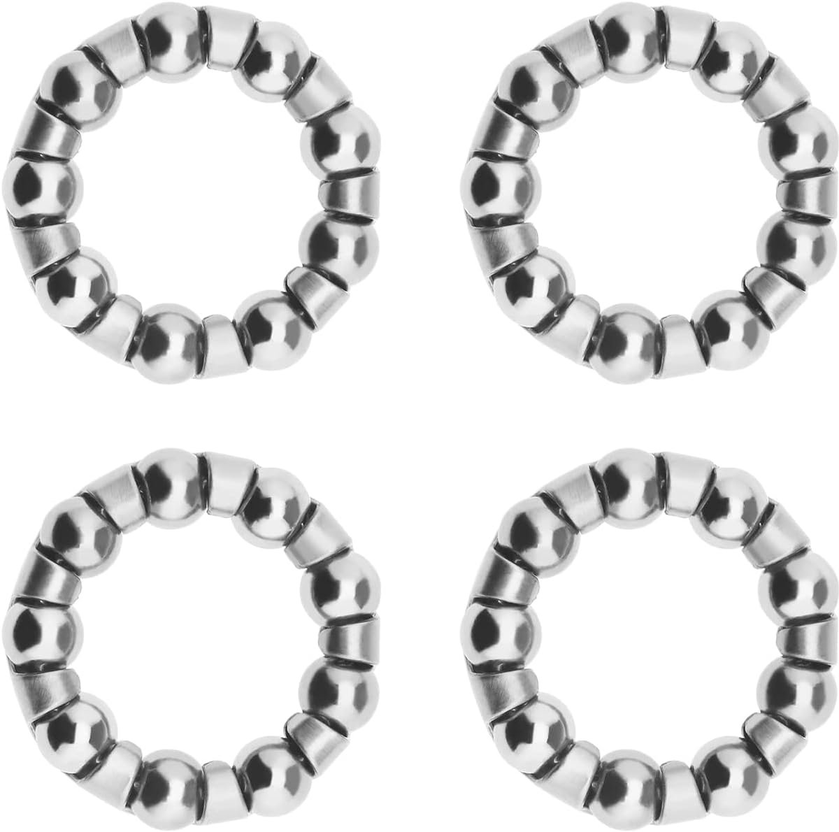 idea 4 stuks fiets kogellager 1/4 inch x 9 ballen retainer crank onderframe vervangende onderdelen reparatie accessoires voor fietsen MTB wegfiets