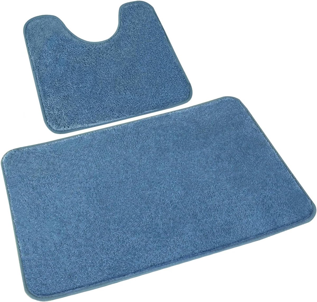 Antislip badmat Microfiber douchemat, machinewasbaar, extra zachte absorberende mat (40x60cm, blauw)