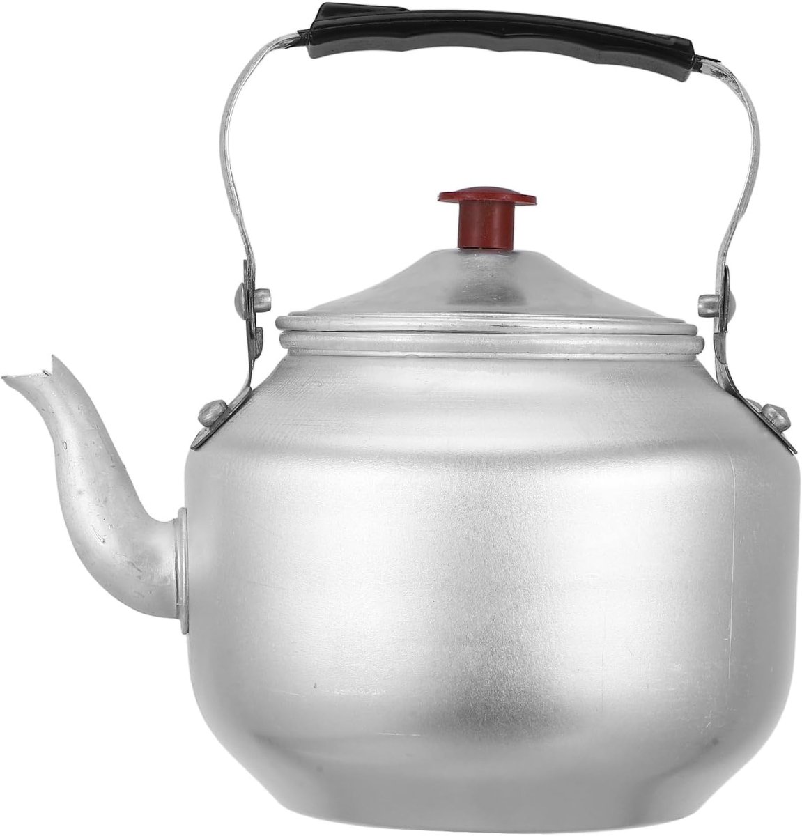 Aluminium waterkoker 1 l met filter ergonomische handgreep en smalle schenktuit draagbare theepot voor thuis camping waterkoker en kruidenthee-infusie