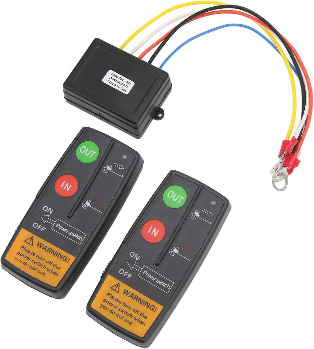 12 V 24 Herstel Draadloze Lier Afstandsbediening Kit voor Truck ATV SUV Handset Schakelaar Controller 70ft Universele Elektrische Smart Lier Draadloze Afstandsbediening Schakelaar