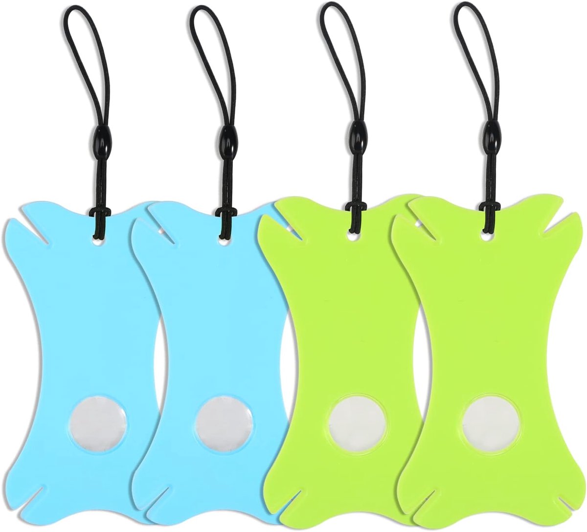 Tekenverwijderkaart met vergrootglas, 4 stuks tekenverwijderkaarten voor teken, tekenverwijderkaart voor kinderen, tekenverwijderkaart voor mensen, kinderen, honden, katten