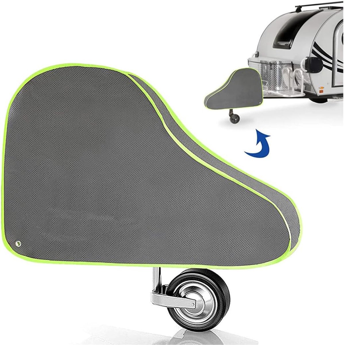 Universele trekhaak voor caravanaanhanger, waterdicht, universele hoes voor trekhaak met riemen, trekhaak voor caravan, camper