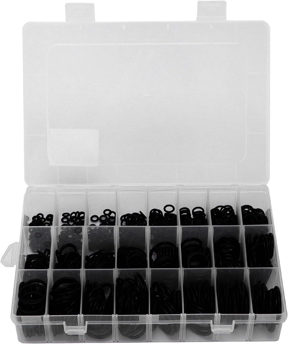 740 Stks O-Ring Afdichtringen Assortiment Nitril Rubber Afdichtingen Set O-Ring Pakking Voor Machine Tools Automobiles Landbouwmachines