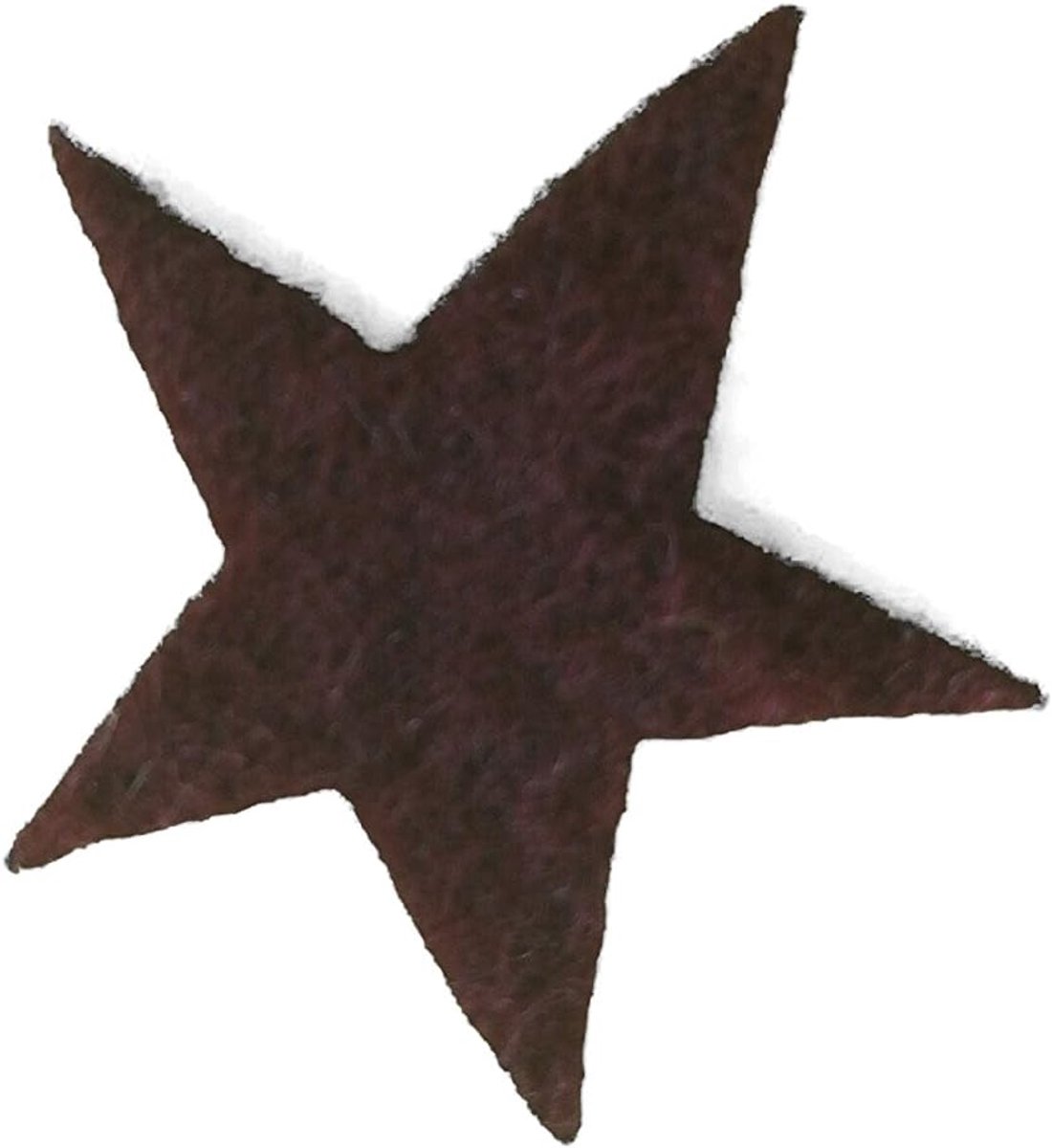 knutsel-News A-STF5203-29 strooidecoratie, 100 x sterren 30 mm, vilt/bordeaux