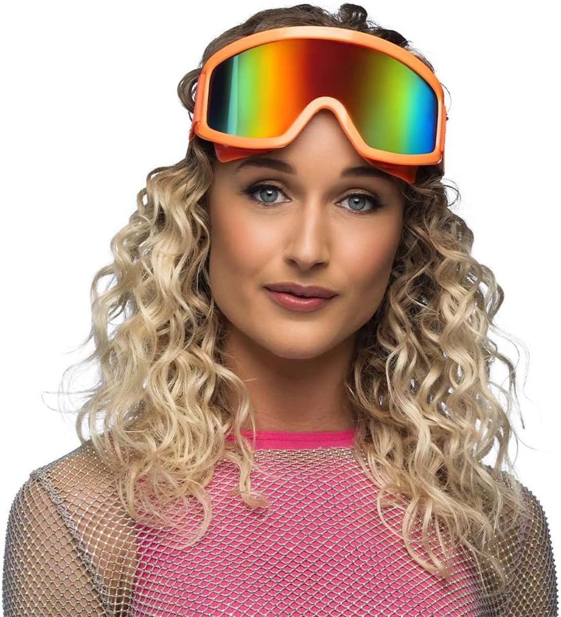 - Skibril voor Kostuum en Feest | Bril voor festival, carnaval en après-skifeest in jaren 90-stijl