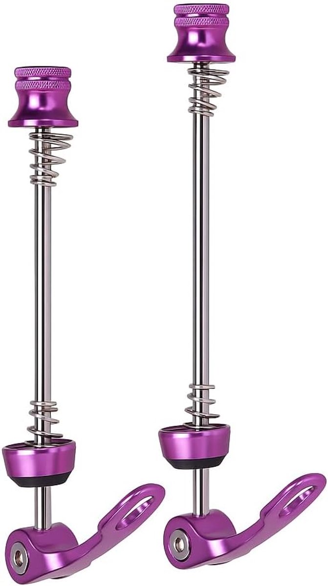 Snelspanners Voor Achter Road Mountainbike Snelspanners Accessoire(Purper)