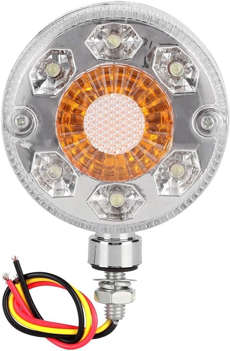 positielicht, led-zijspiegel positielicht voor vrachtwagen aanhanger vrachtwagen LKW 24V (rood geel)