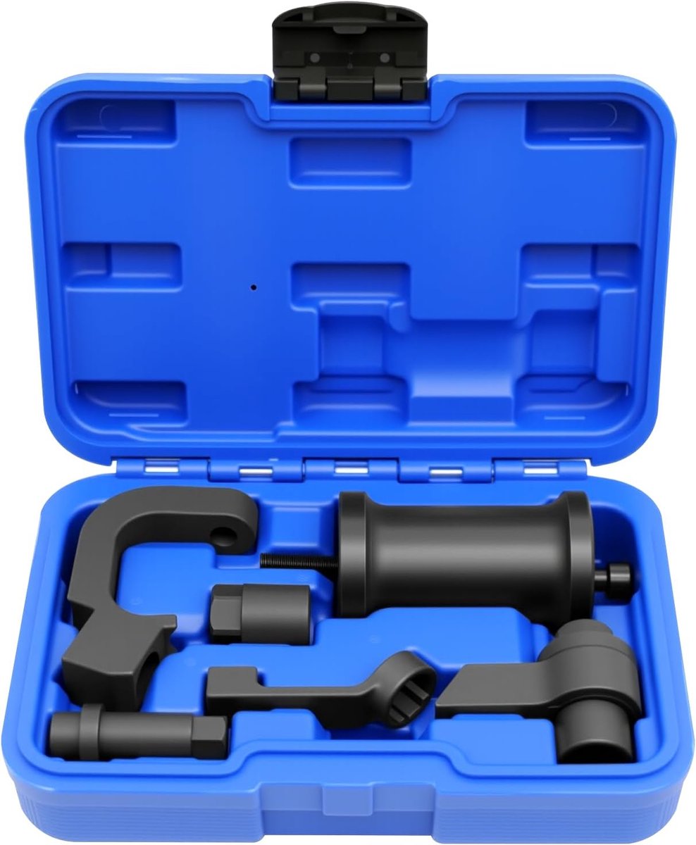 7 stks Brandstofinjector Verwijder Tool, Injector Puller Extractor Set, Injector Schuifhamer Trekker, Compatibel met VW Au-di VAG 1.6 2.0 TDi Diesel T10402 T10415