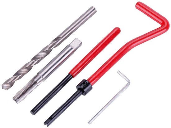 30 stuks M6 metrische schroefdraad-reparatie-inzetstukken, spoel, helicoil voor auto-reparatieset — afbeelding 2