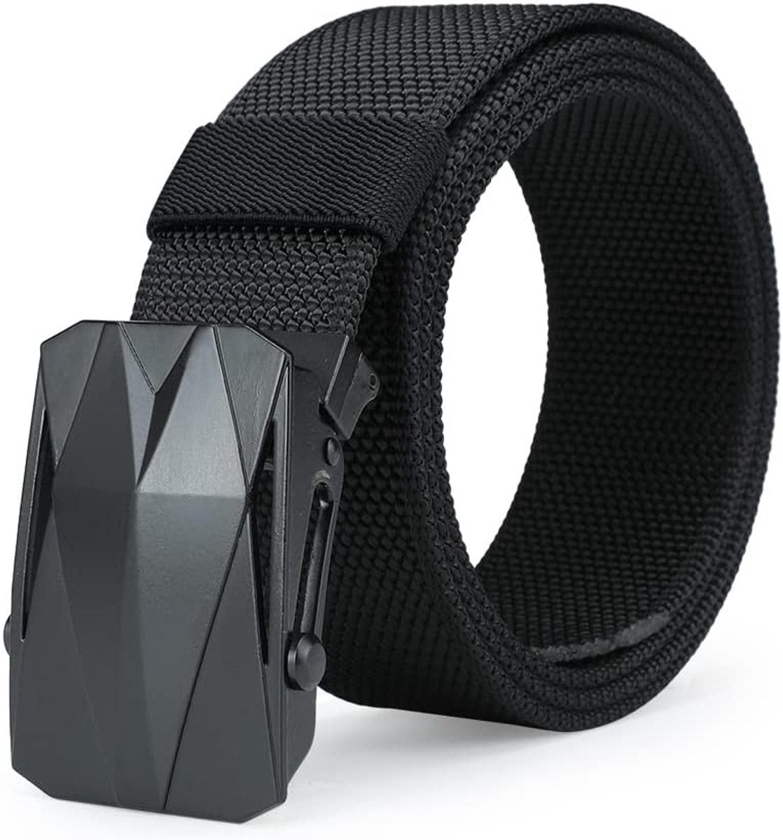 Riemen Nylon Militaire Tactisch Riem Normale en Grote Maat 110CM-200CM Automatische Metalen Gesp 3,8CM Brede Buiten Canvas Riem